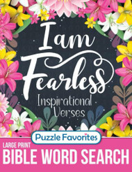 I am Fearless Bible Word Search Large Print Inspirational Verses