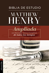 RVR Biblia de Estudio Matthew Henry Tapa Dura (Spanish Edition)