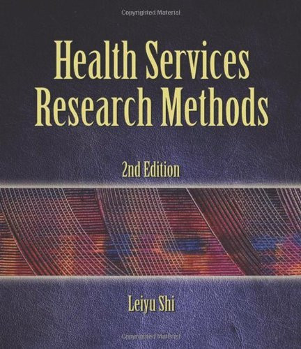 Health Services Research Methods