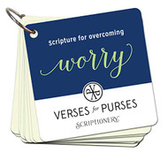 Bible Verse Cards for Overcoming Anxiety Worry and Fear -- Verses