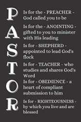 Pastor: Definition Notebook With 120 Lined Pages A Great Appreciation