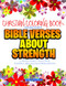 Christian Coloring Book for Adults with Bible Verses About Strength
