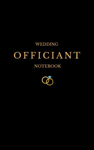 Wedding Officiant Notebook
