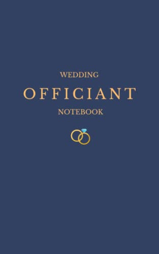 Wedding Officiant Notebook