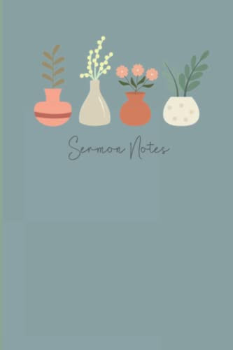 Sermon Notes: Church Notes Notebook 6" x 9" Sermon Notes Journal