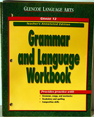 Language Arts Grammar & Language Workbook Grade 12 Teacher's