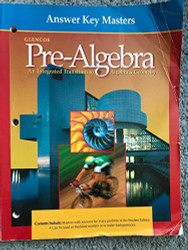 Answer Key Masters (Glencoe Pre-Algebra) (Glencoe Pre-Algebra)