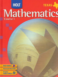 Holt Mathematics: Student Edition Course 1 2007