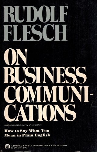 Rudolf Flesch on Business Communications