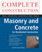 Masonry and Concrete