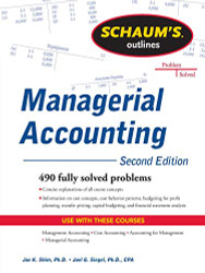 Schaum's Outline of Managerial Accounting (Schaum's Outlines)