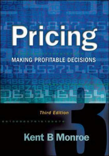 Pricing: Making Profitable Decisions