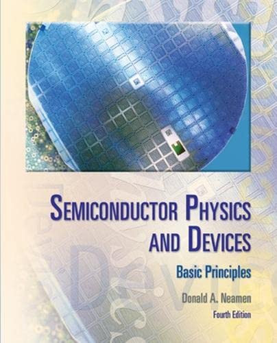 Semiconductor Physics And Devices: Basic Principles