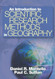 Introduction To Scientific Research Methods In Geography