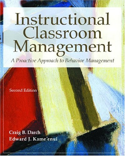 Instructional Classroom Management