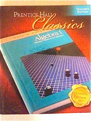 Algebra I; Prentice Hall Classics (Teacher's Edition)
