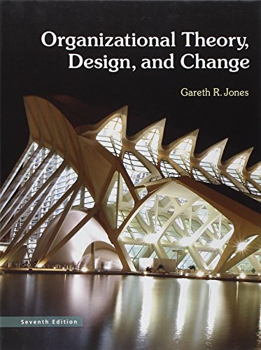 Organizational Theory Design and Change