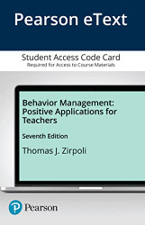 Behavior Management: Positive Applications for Teachers -- Enhanced