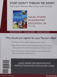 Social Studies in Elementary Education -- Enhanced Pearson eText