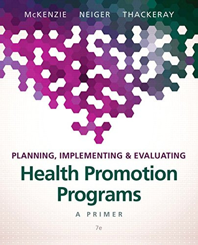 Planning Implementing & Evaluating Health Promotion Programs