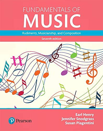 Fundamentals of Music: Rudiments Musicianship and Composition