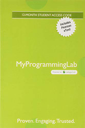 Problem Solving with C++ -- MyLab Programming with Pearson eText