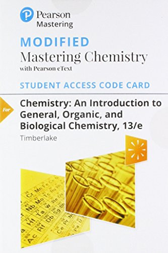 Chemistry: An Introduction to General Organic and Biological