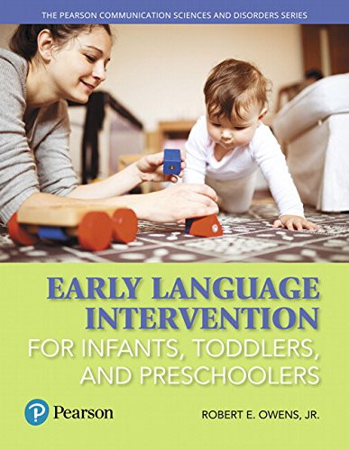 Early Language Intervention for Infants Toddlers and Preschoolers