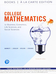 College Mathematics for Business Economics Life Sciences and Social