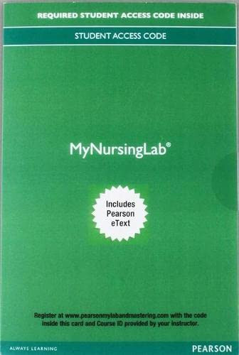 Nursing: A Concept-Based Approach to Learning Volumes 1-3 -- MyLab