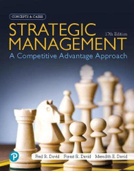 Strategic Management: A Competitive Advantage Approach Concepts