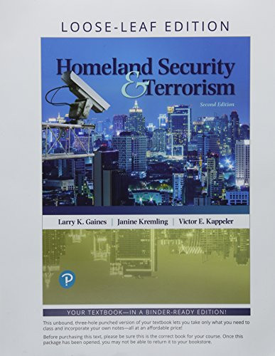 Homeland Security and Terrorism