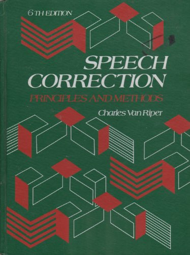 Speech correction: Principles and methods