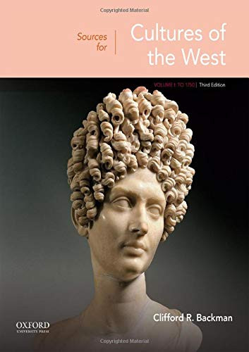 Sources for Cultures of the West: Volume 1: To 1750
