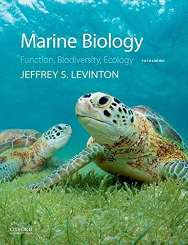 Marine Biology: Function Biodiversity Ecology