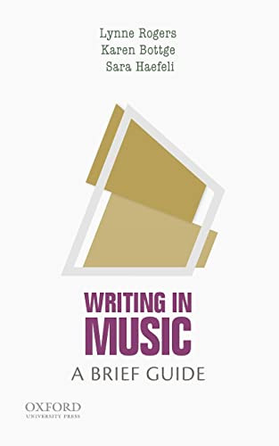 Writing in Music: A Brief Guide