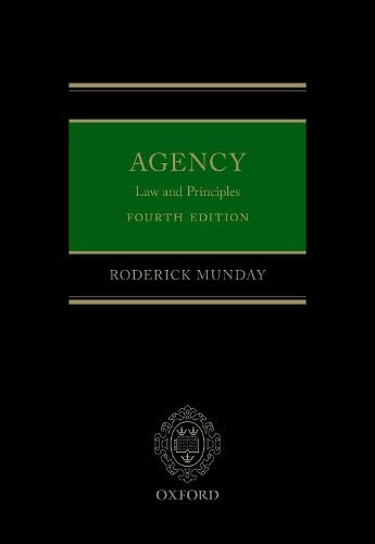 Agency: Law and Principles