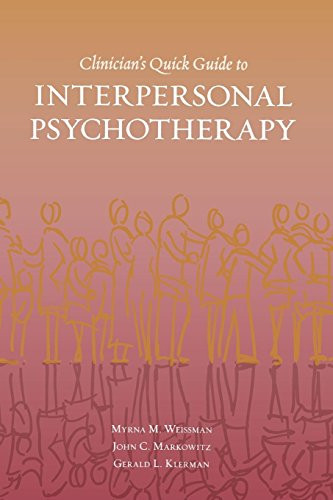 Clinician's Quick Guide to Interpersonal Psychotherapy