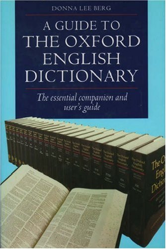 Guide to the Oxford English Dictionary