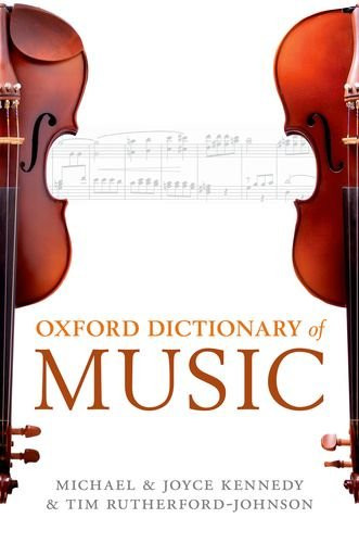 Oxford Dictionary of Music (Oxford Quick Reference)