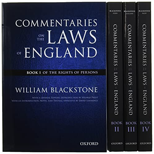 Oxford Edition of Blackstone's