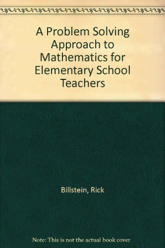 Problem Solving Approach to Mathematics for Elementary School