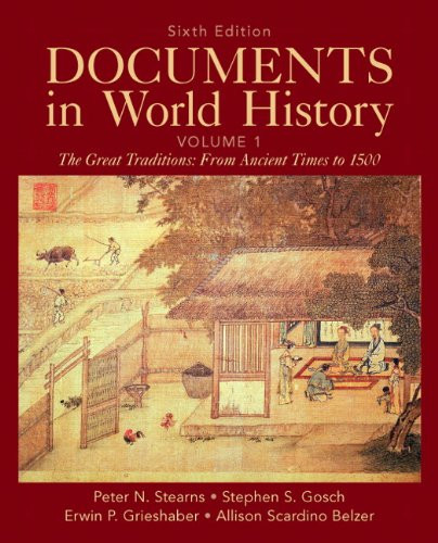 Documents in World History Volume 1