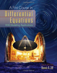 First Course In Differential Equations With Modeling Applications