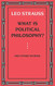 What is Political Philosophy? And Other Studies