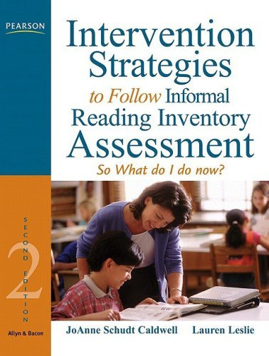 Intervention Strategies To Follow Informal Reading Inventory Assessment