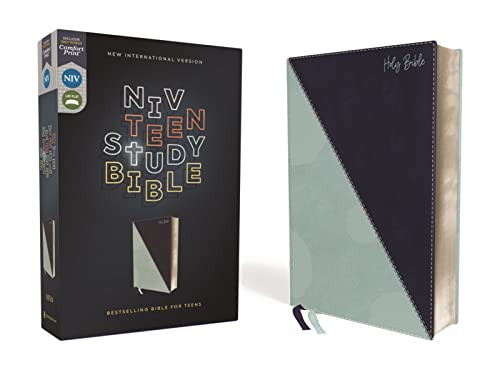 NIV Teen Study Bible Leathersoft Teal Comfort Print
