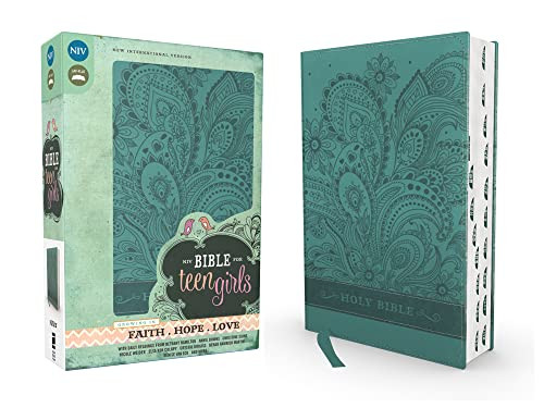 NIV Bible for Teen Girls Leathersoft Blue Thumb Indexed Tabs