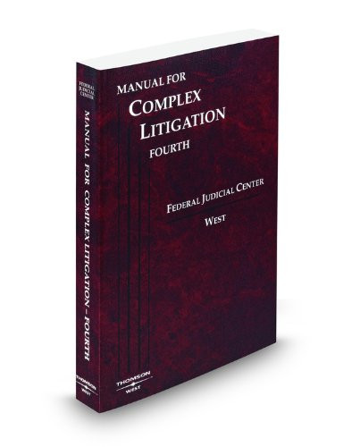 Manual for Complex Litigation 4th