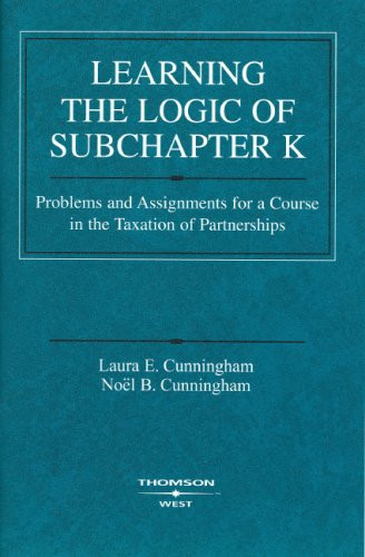 Learning the Logic of Subchapter K